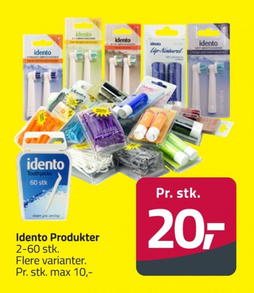 Idento, Børstehoveder
