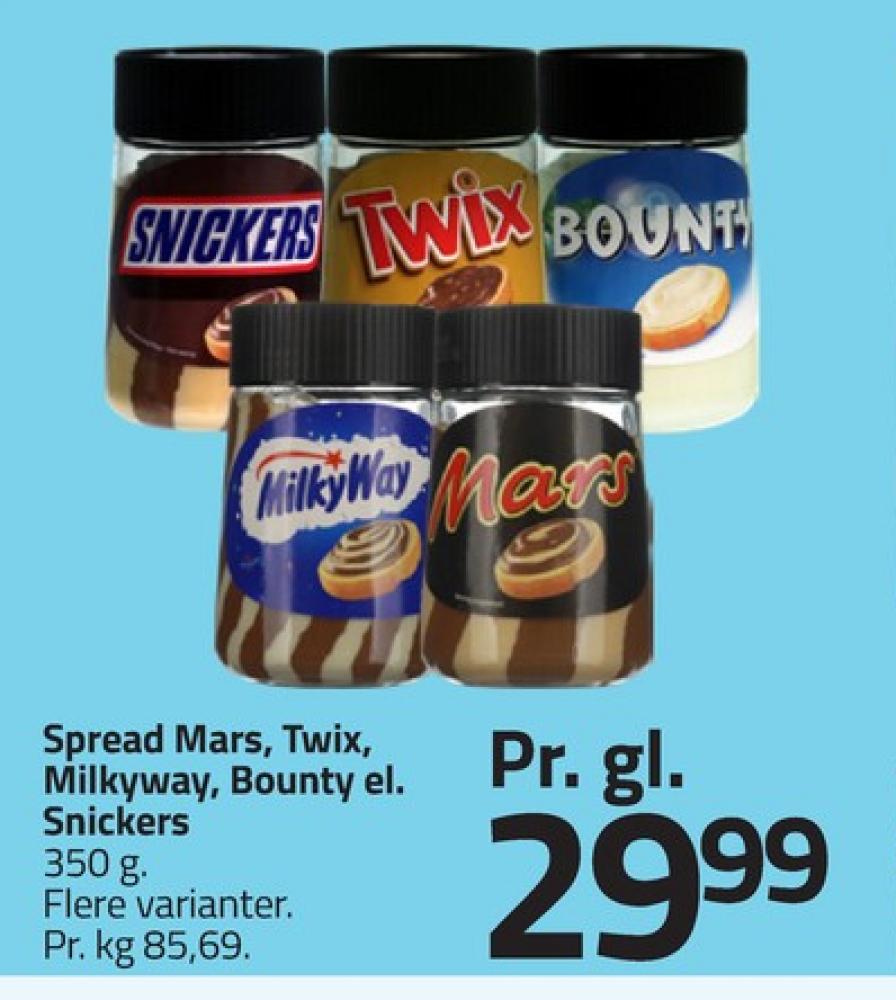 Mars, Smørepålæg