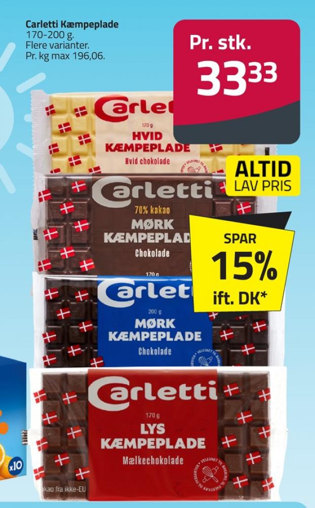 Carletti, Mørk Kæmpeplade