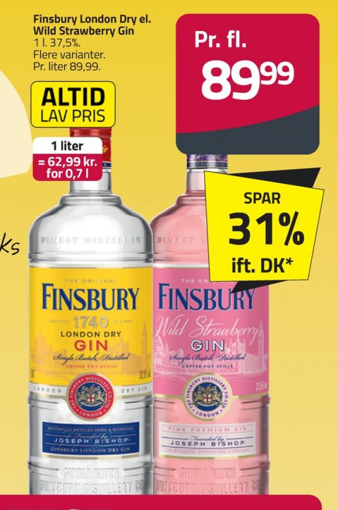 Finsbury Wild Strawberry, Gin