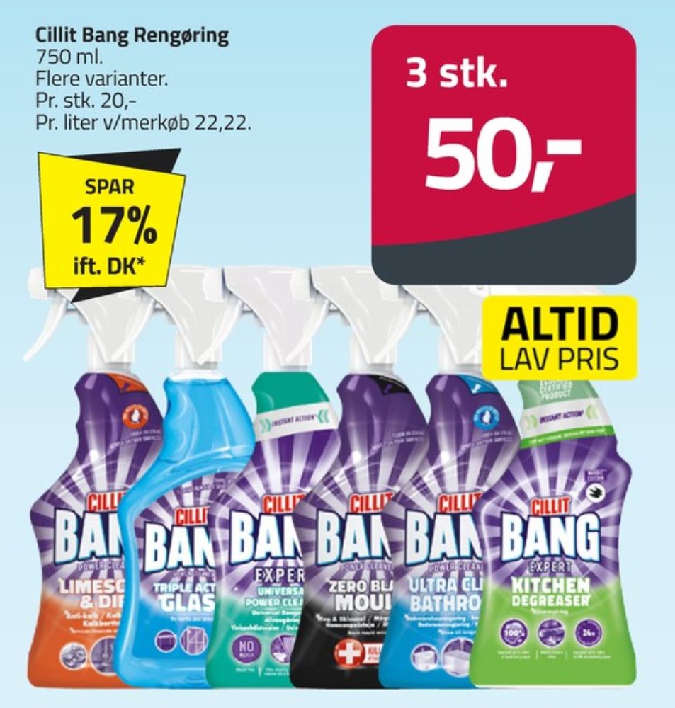 Cillit Bang, Rengøring - universal