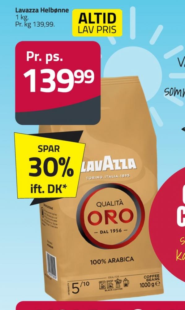 LavAzza Qualita Oro, Kaffebønner