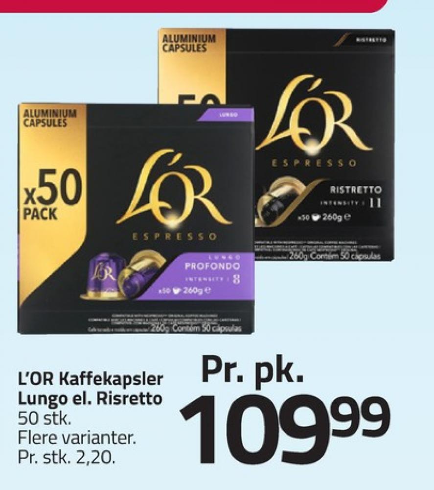 LOR Espresso Ristretto, Kaffekapsler