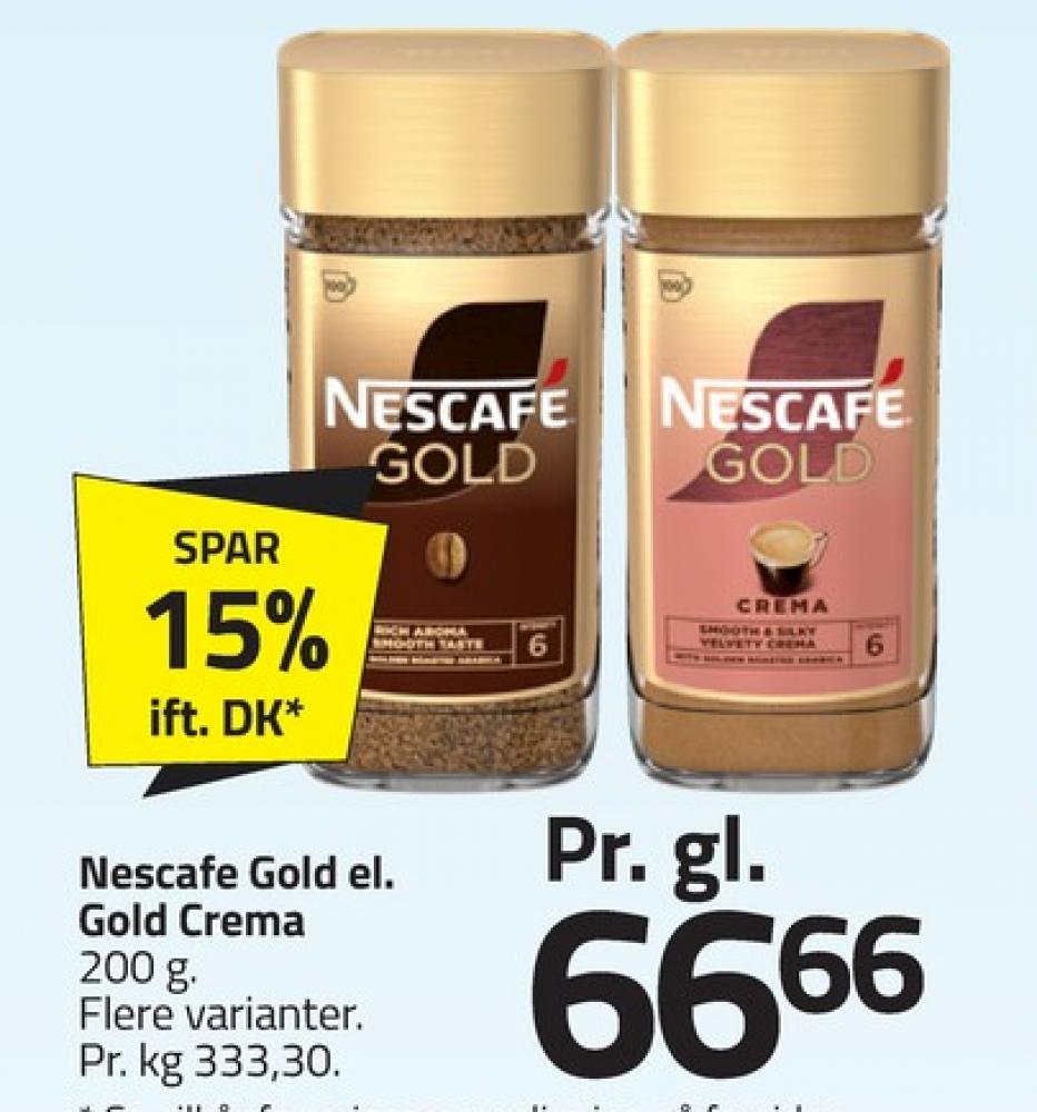 Nescafe Gold Crema, Instant Kaffe