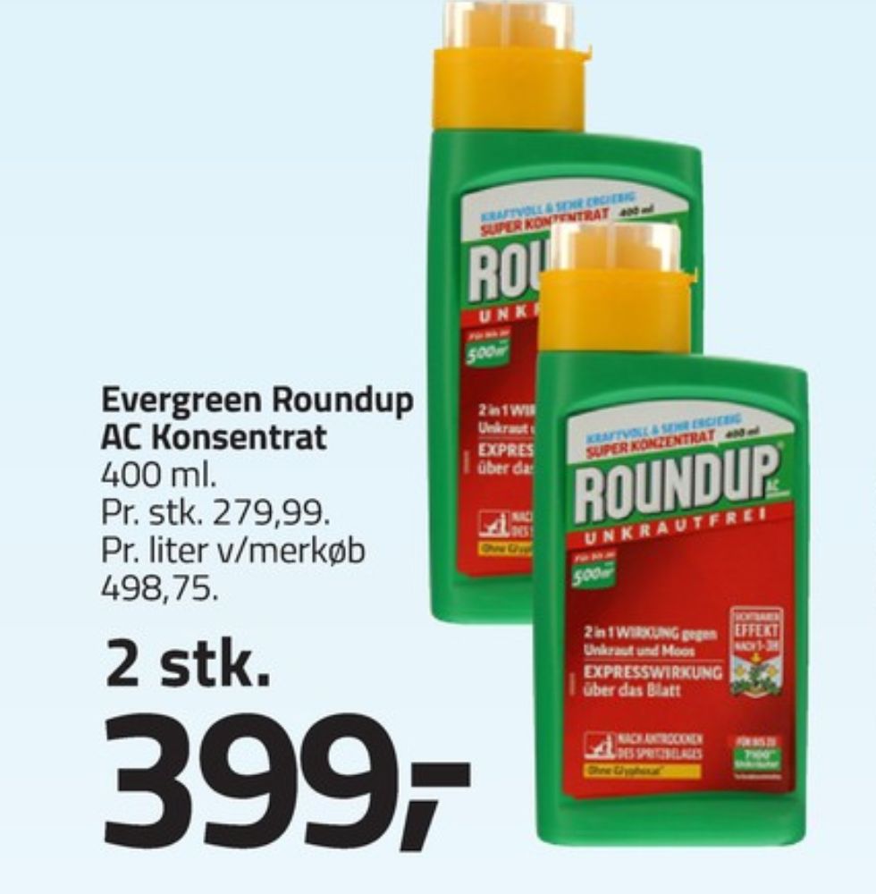 Roundup, Ukrudtsmiddel