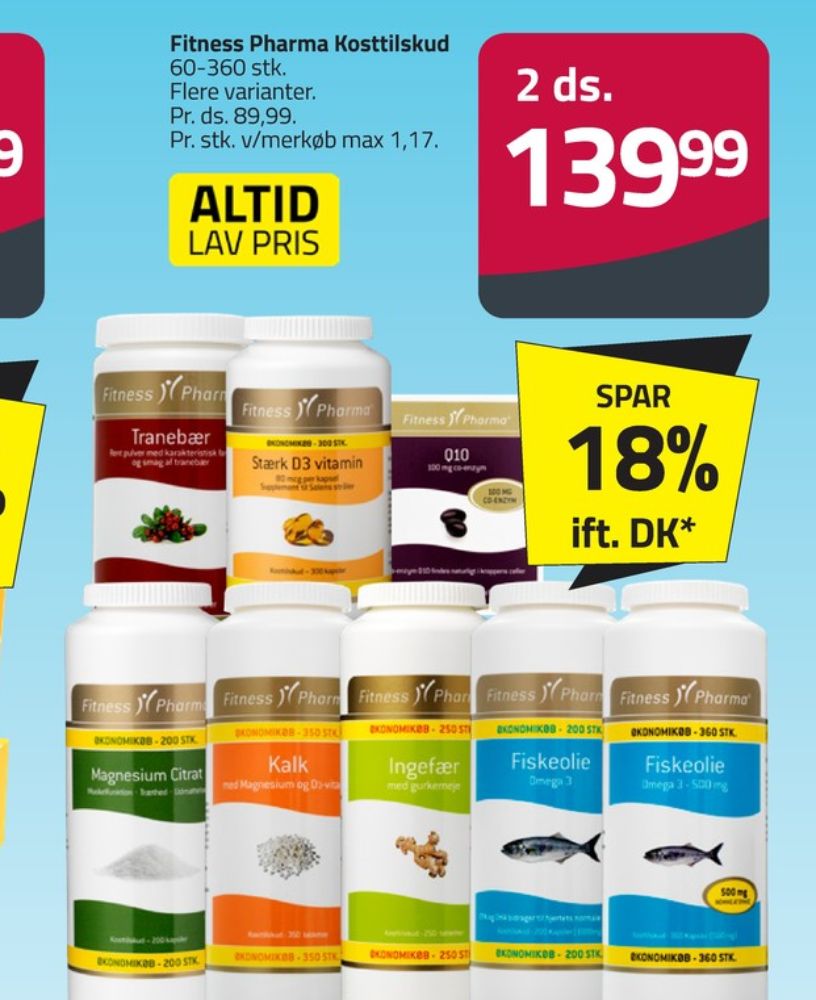 Fitness Pharma, Fiskeolie