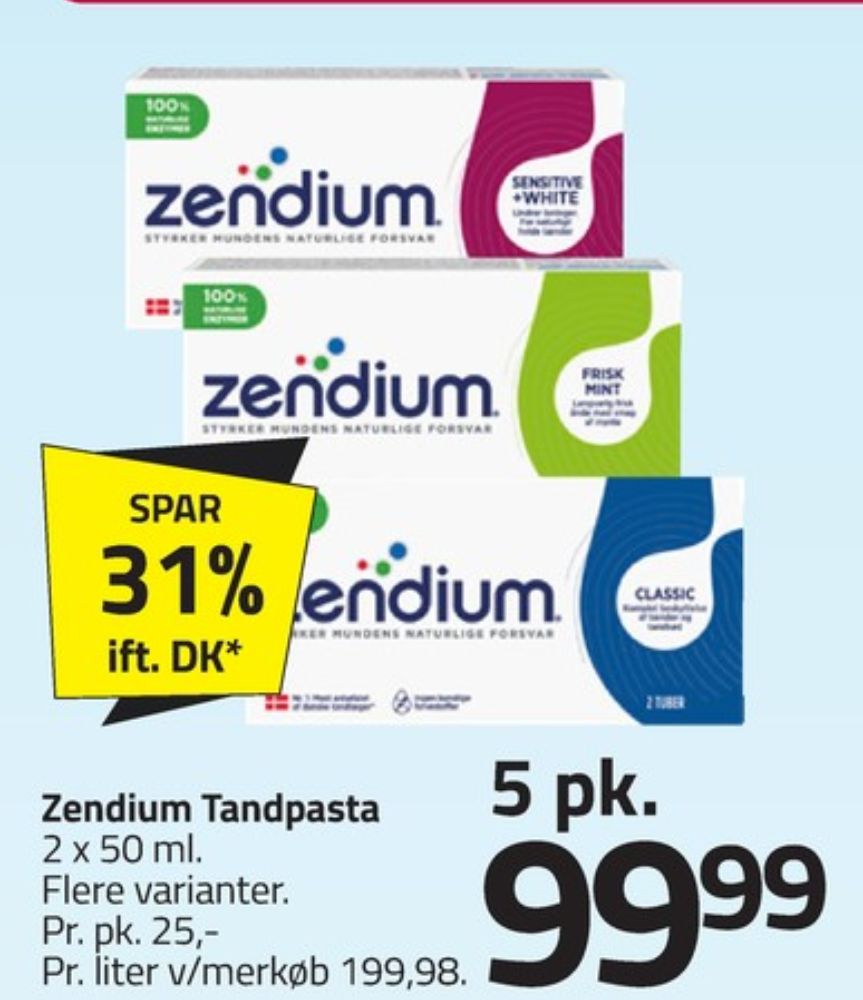 Zendium, Tandpasta