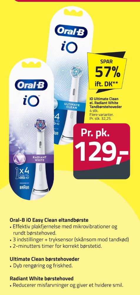 Braun Oral-B, Børstehoveder