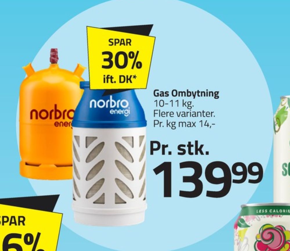 Norbro, Gasflaske