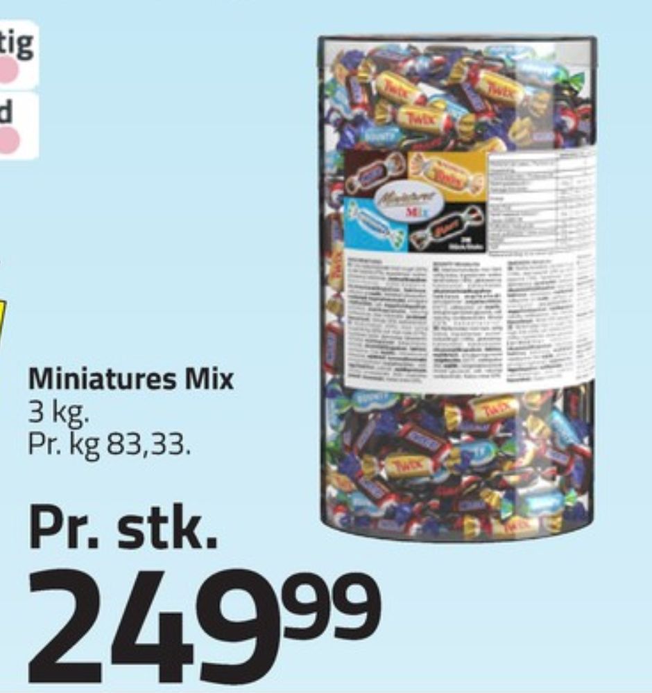 Miniatures, Dessertchokolade