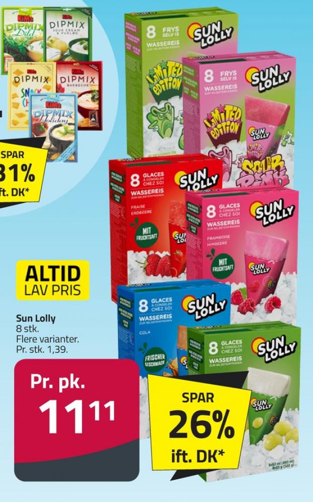 Sun Lolly, Is frys selv - Sour Pink