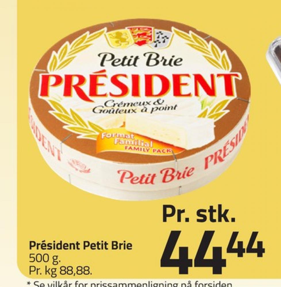Président, Brie Cremeux & Gouteaux a point