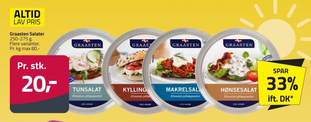 Graasten, Kylling & Baconsalat