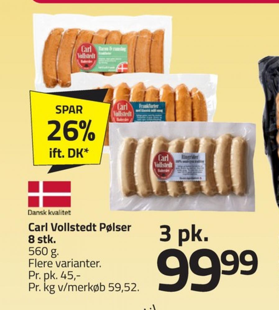 Carl Vollstedt's Eftf., Bacon & Cheddar Frankfurter