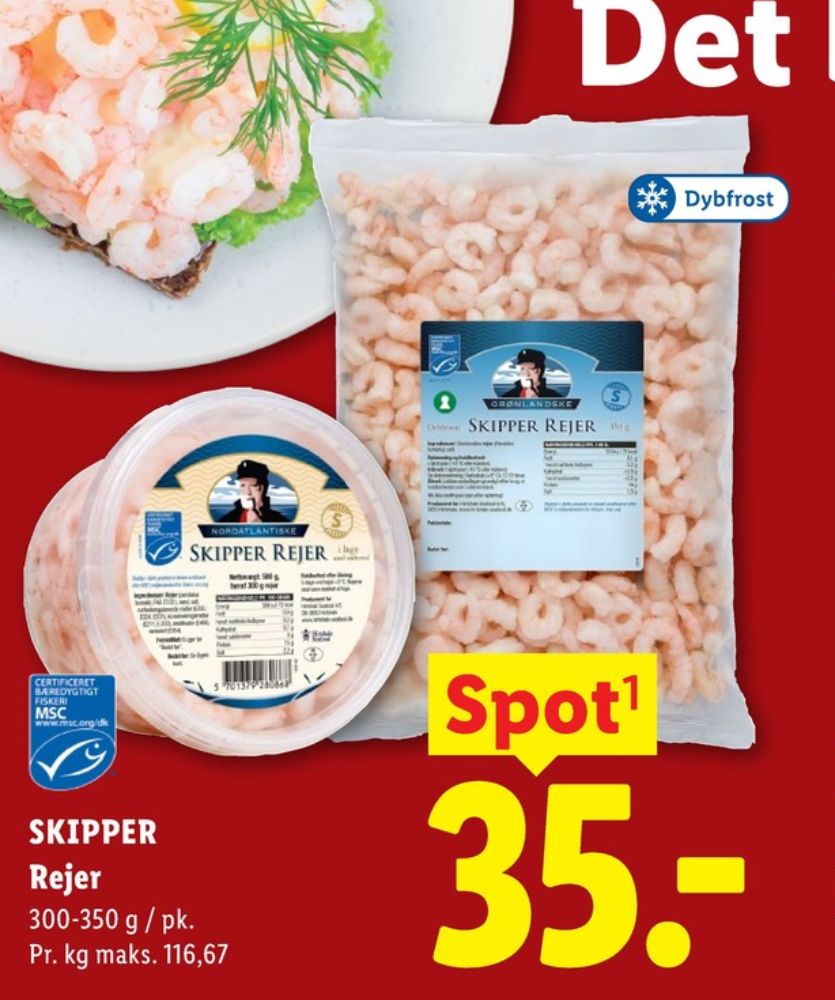 Skipper, Rejer
