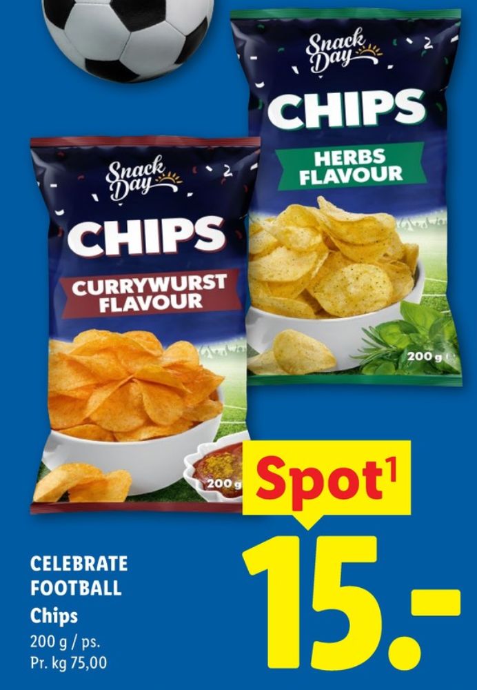 Snack Day, Herbs Flavour Chips