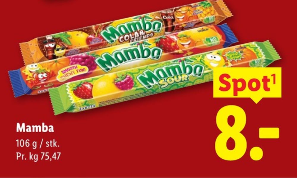 Mamba, Karameller Cola & Friends