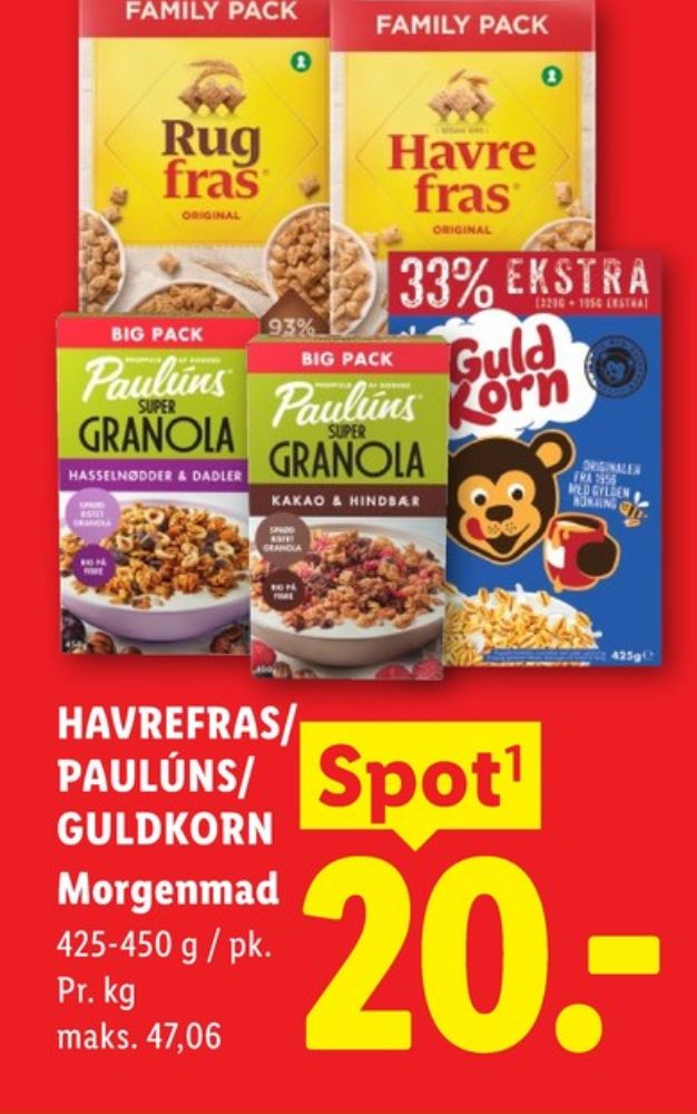 Quaker, Havrefras