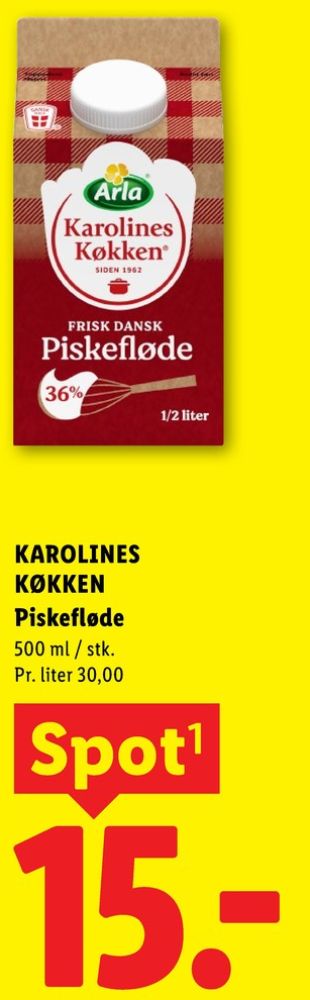 Karolines, Piskefløde 36%