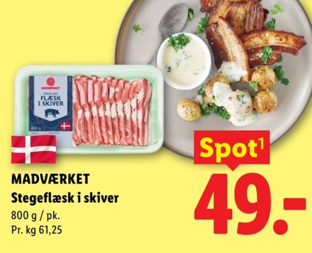Madværket, Flæsk i skiver