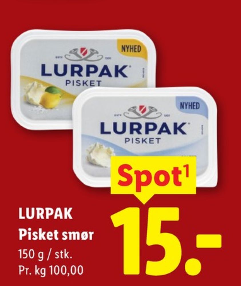 Lurpak, Smørbar Pisket Saltet