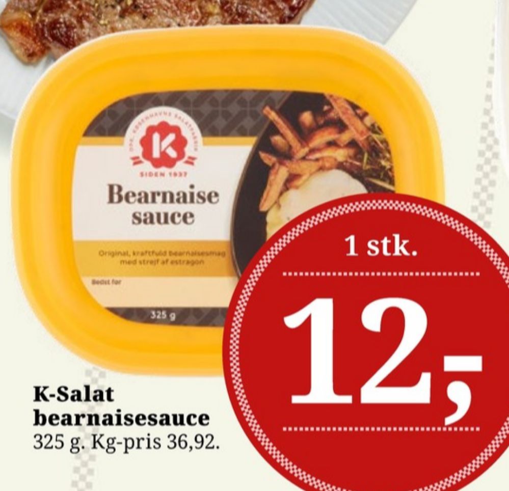 K-salat, Bearnaisesauce