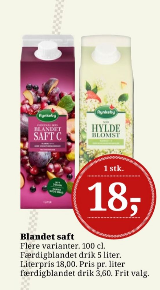 Rynkeby, Blandet Saft C