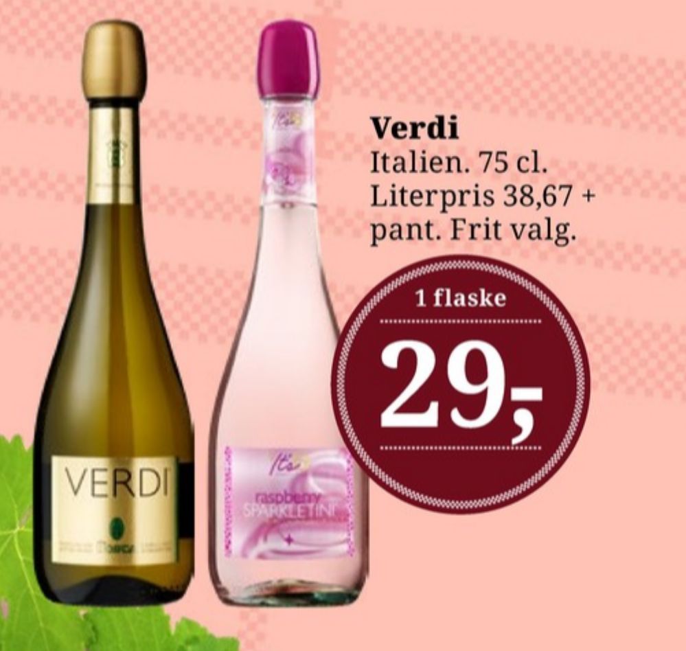 Verdi, Italiensk Mousserende Vin