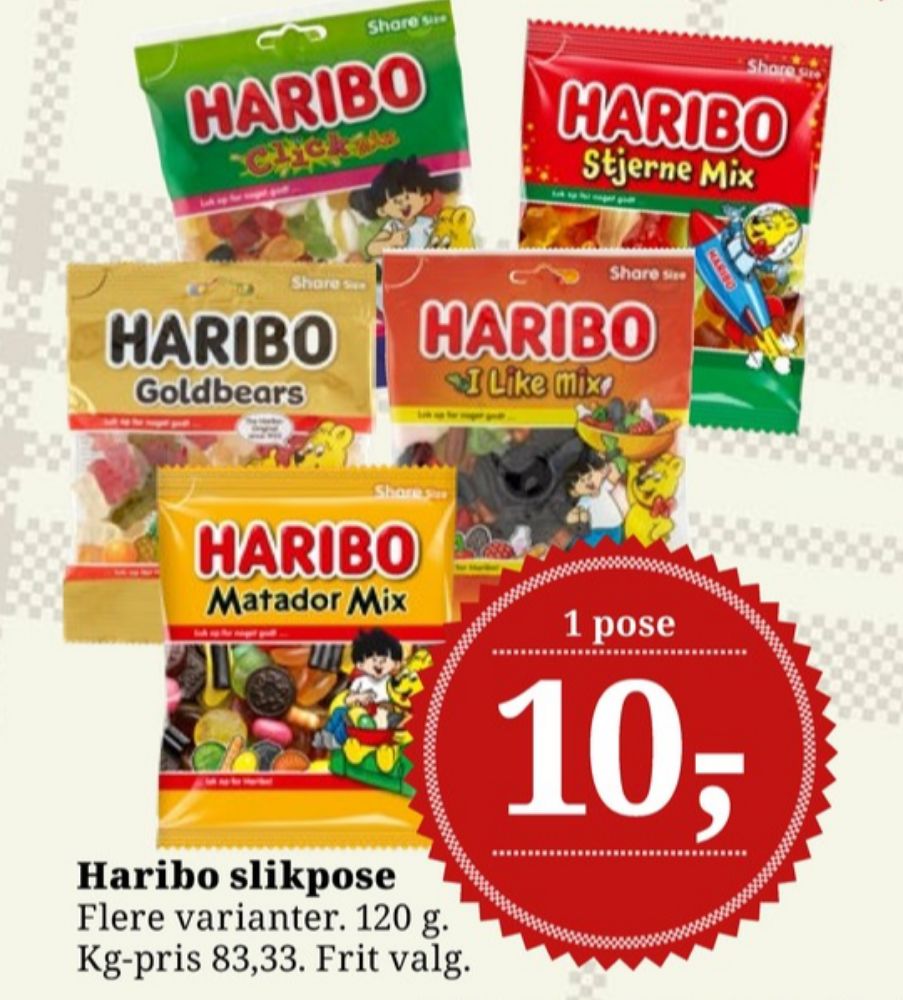 Haribo I Like Mix, Slikposer