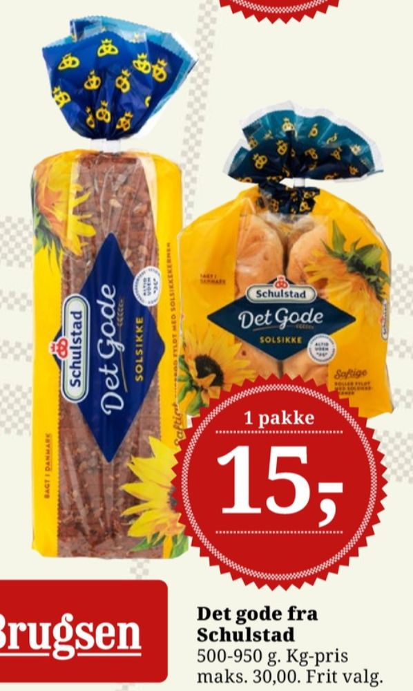 Schulstad Det Gode, Solsikkerugbrød