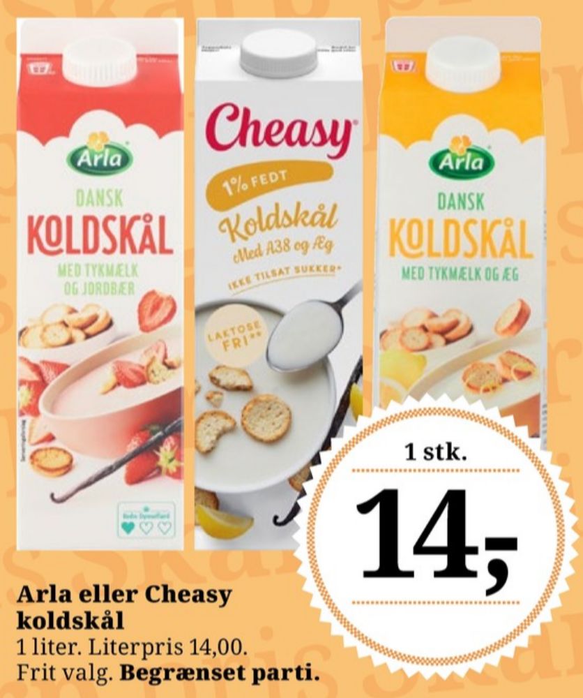 Arla, Koldskål Tykmælk & Æg