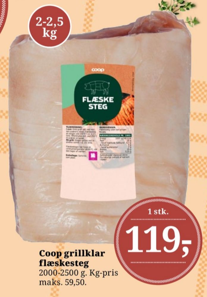 Coop, Flæskesteg