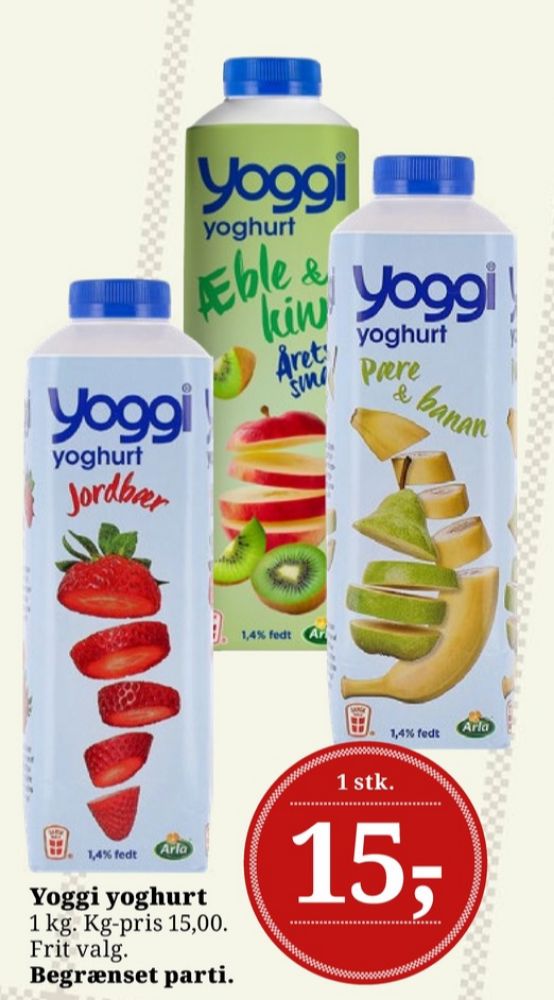 Yoggi, Jordbær Yoghurt 