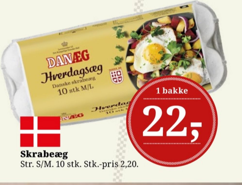 Danæg, Hverdagsæg M/L