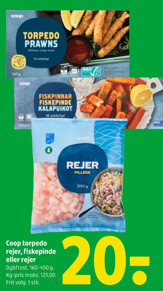 Coop, Fiskepinde