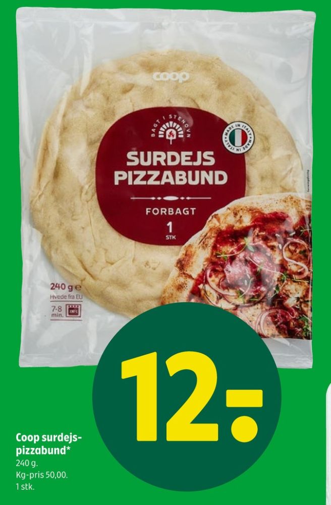Coop, Pizzabunde surdej
