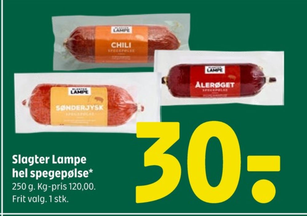 Slagter Lampe, Sønderjysk Spegepølse