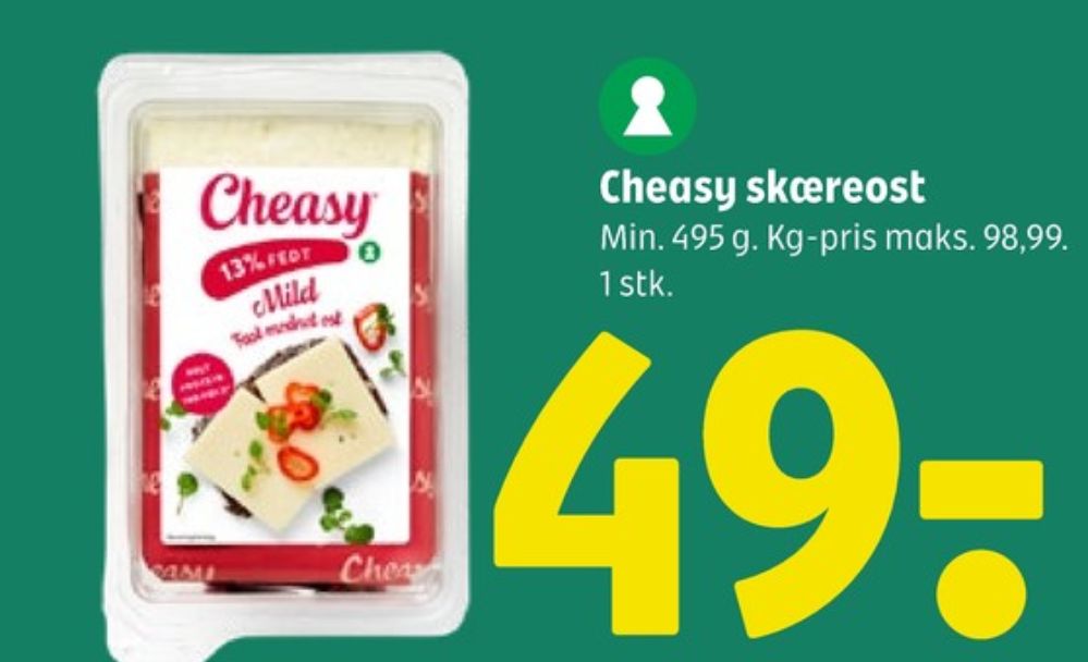 Cheasy, Skæreost Mild 13%