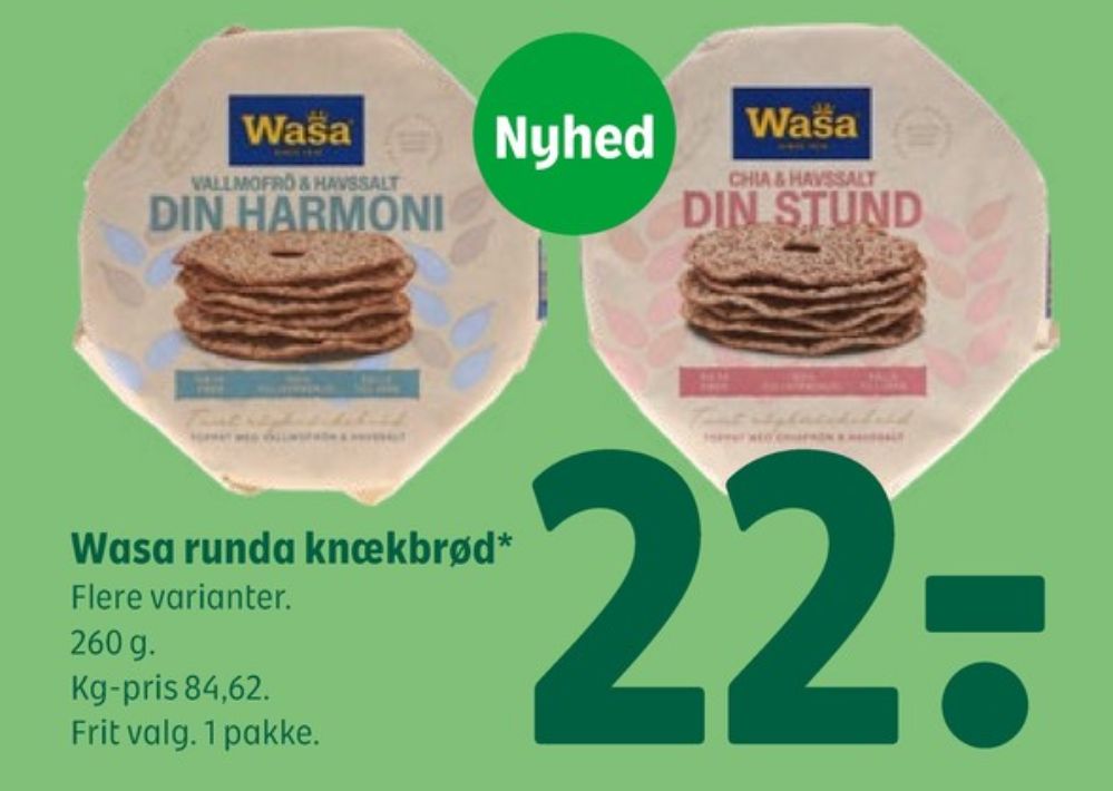 Wasa, Din Stund Chia & Havsalt