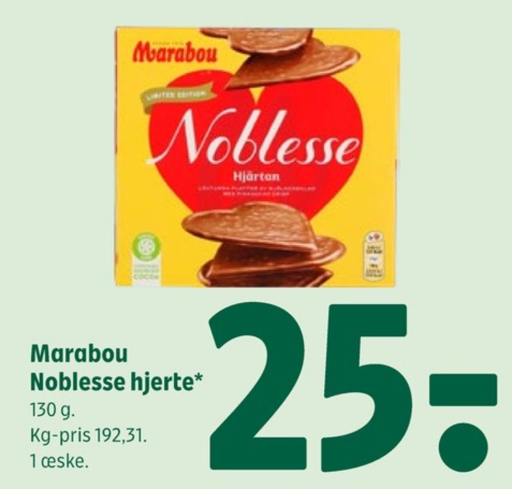 Marabou Noblesse, Dessertchokolade
