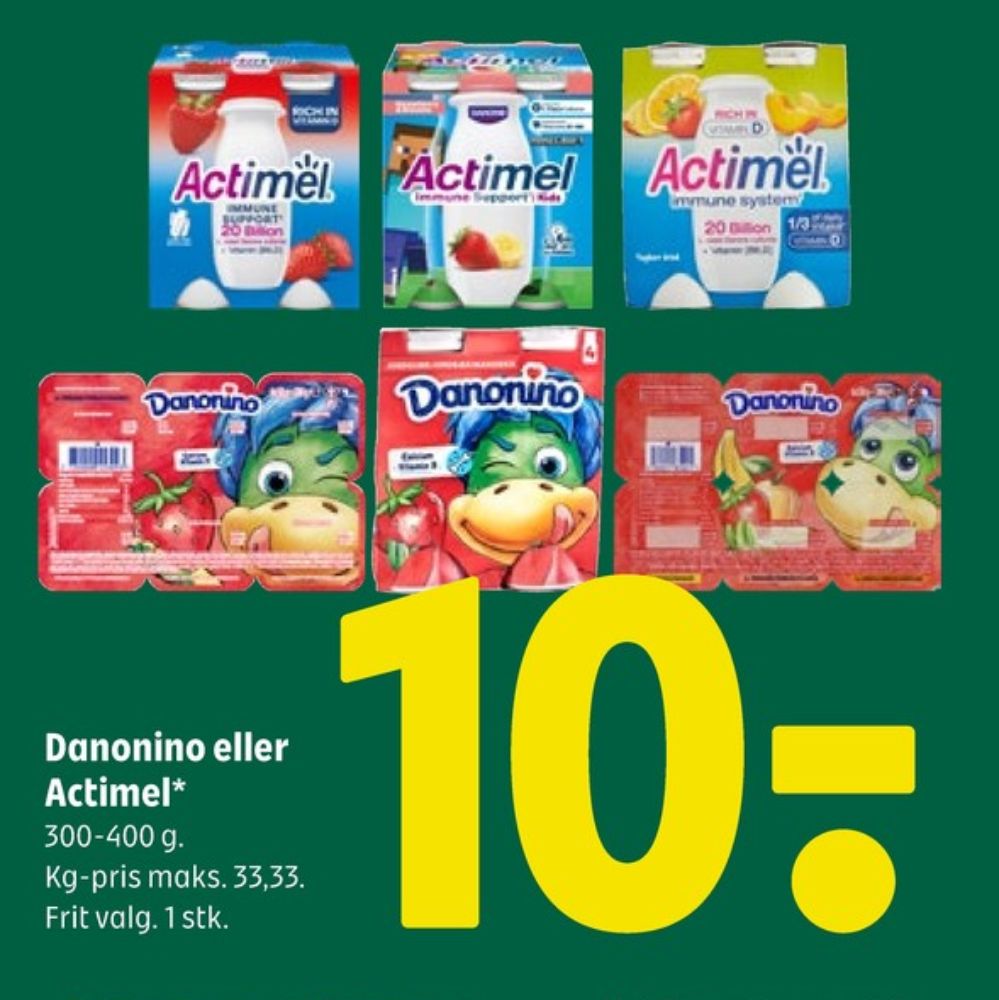 Danone Actimel, Drikkeyoghurt Strawberry & Banana