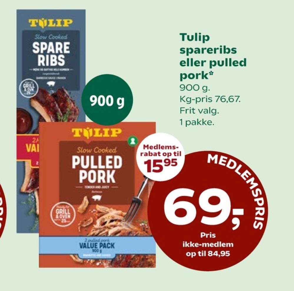 Tulip, Spareribs