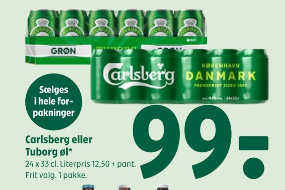 Tuborg Grøn, Øl 24 pk.