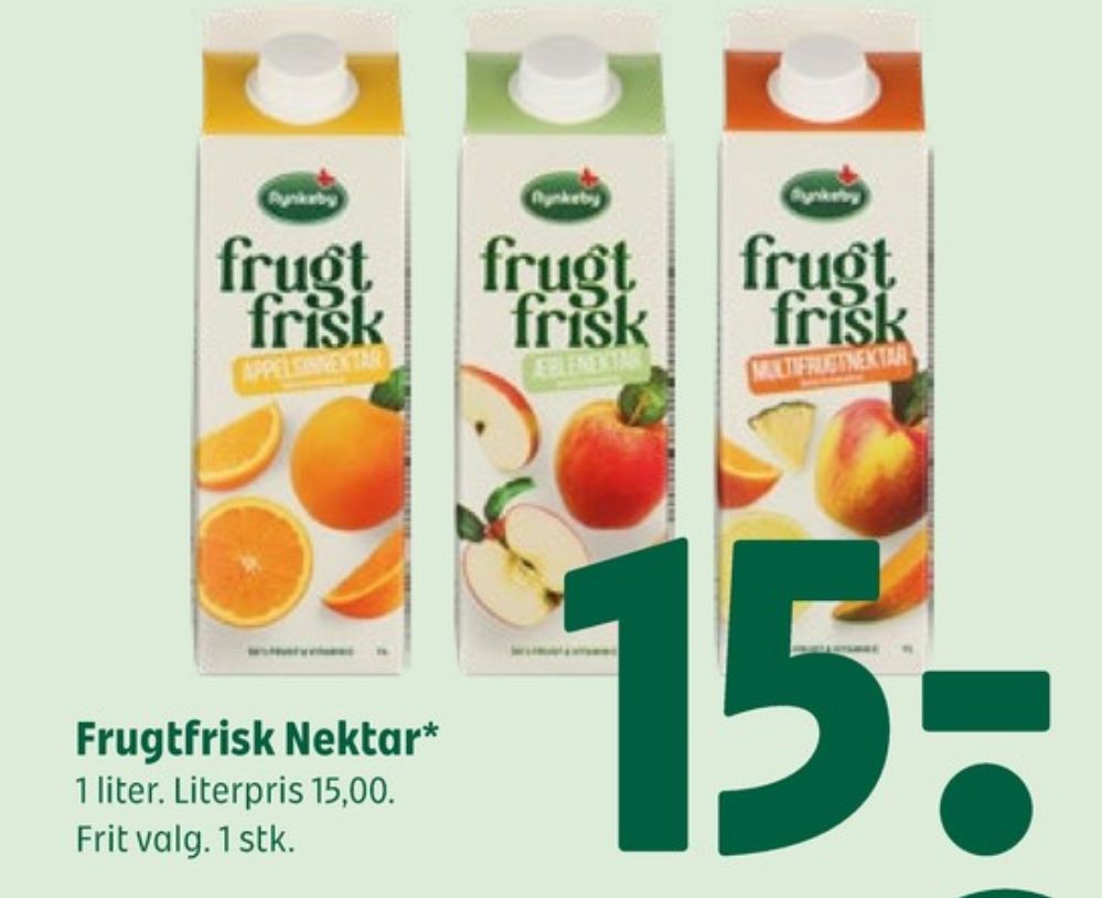 Rynkeby Frugt Frisk, Appelsinnektar drik