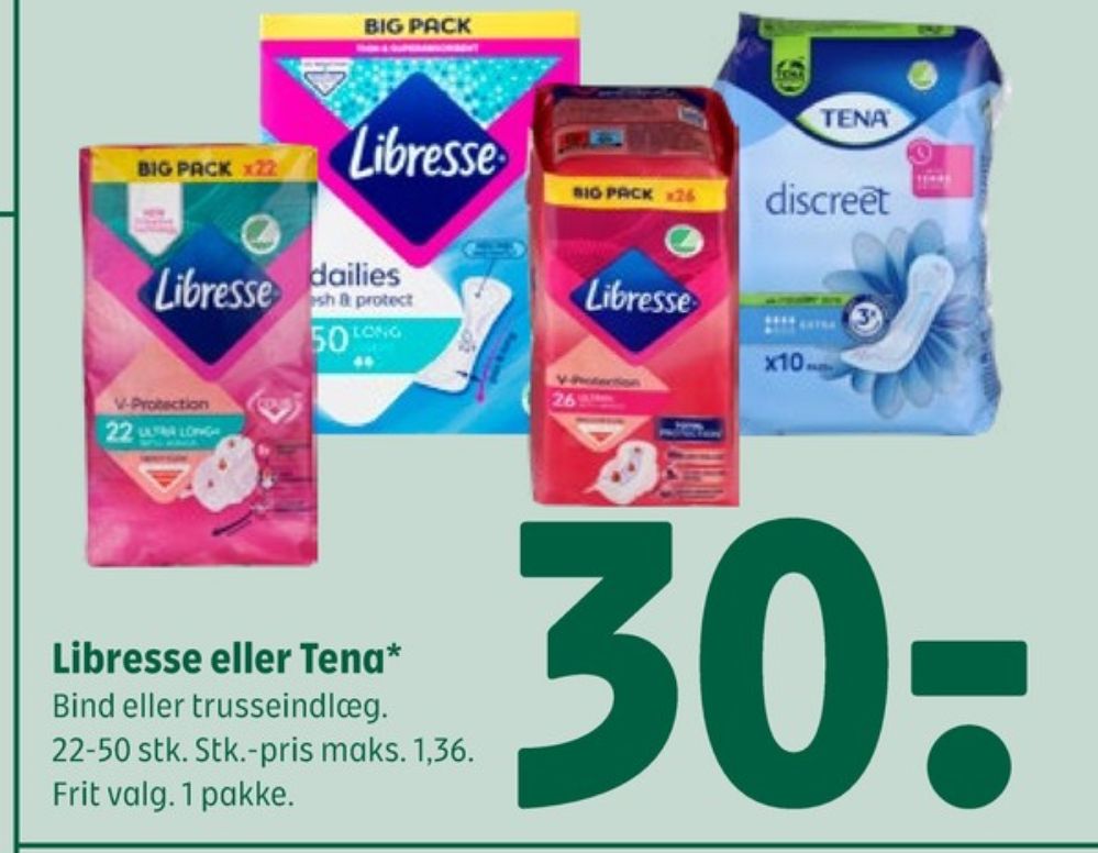 Libresse, Regular Black Trusseindlæg