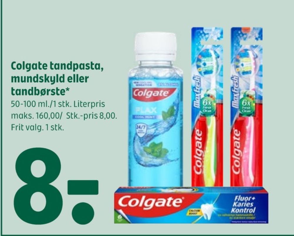 Colgate, Tandpasta