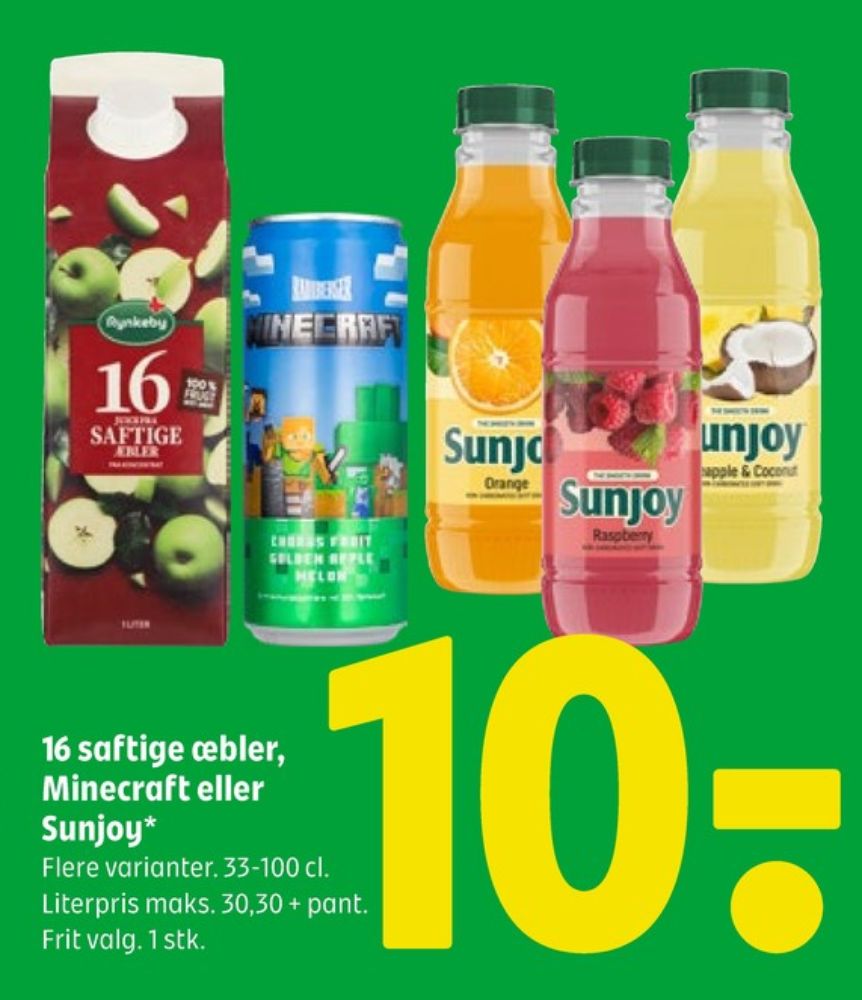 Rynkeby, 16 Saftige Æbler