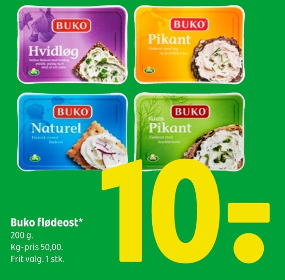 Buko, Flødeost Pikant