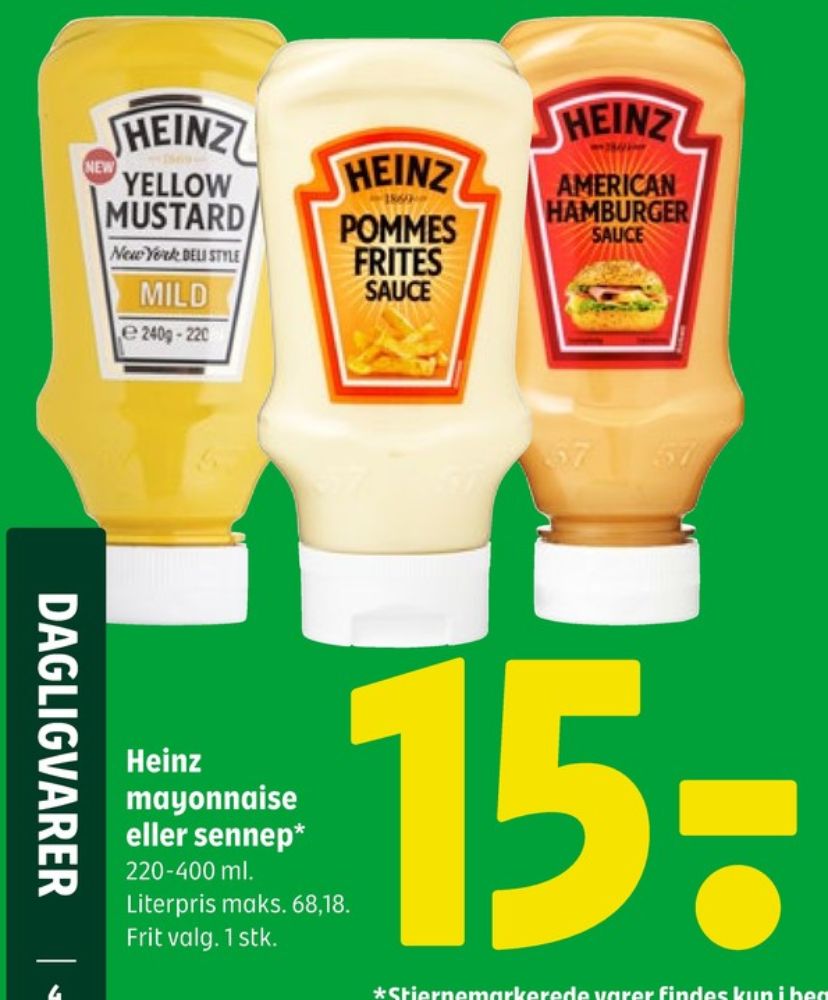Heinz, Pommes frites sauce