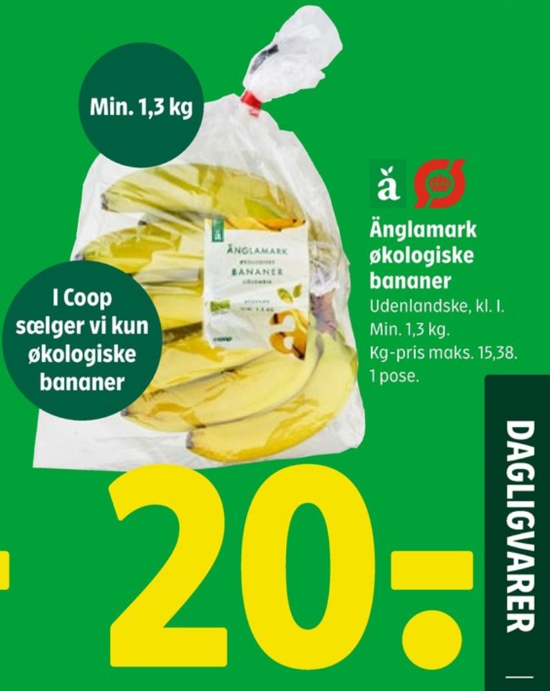 Änglamark, Bananer